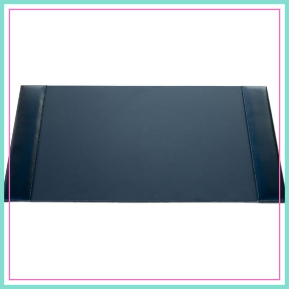 Leather Desk Pad - Luxury Leather Desk Blotter with Side