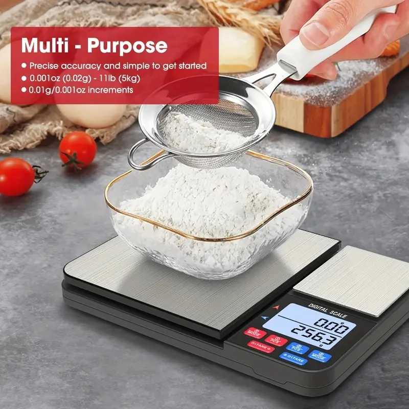 1pc Digital Kitchen Scale for  – обзор и цена Tape Dispenser Weighted