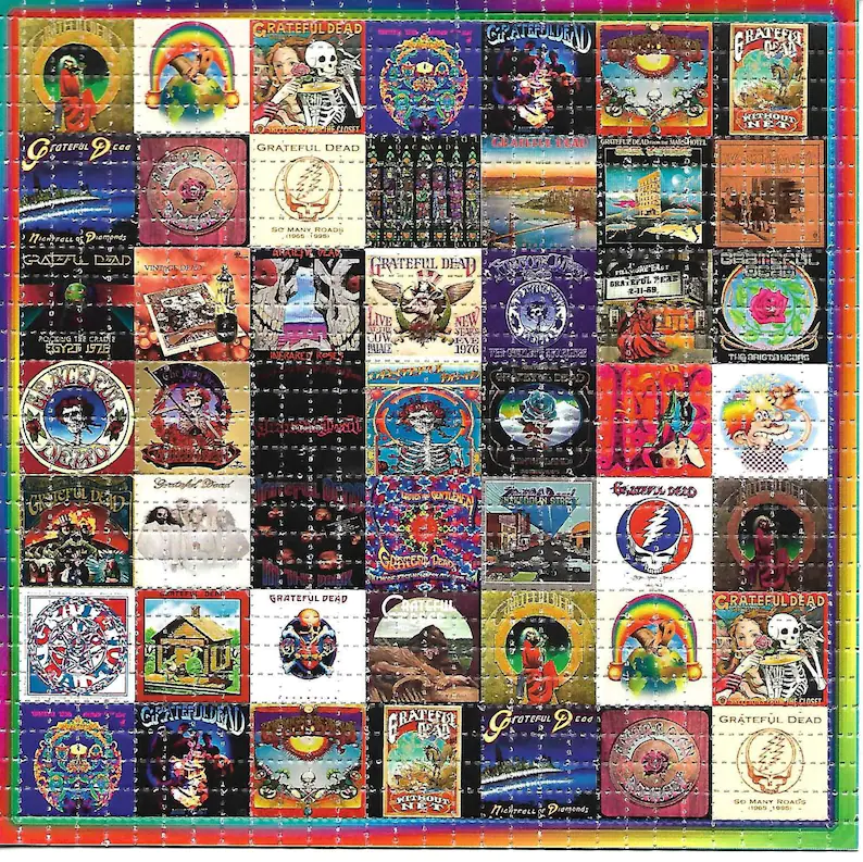 60s Album Psychedelic LSD/Acid – обзор и цена Ink Blotter Paper