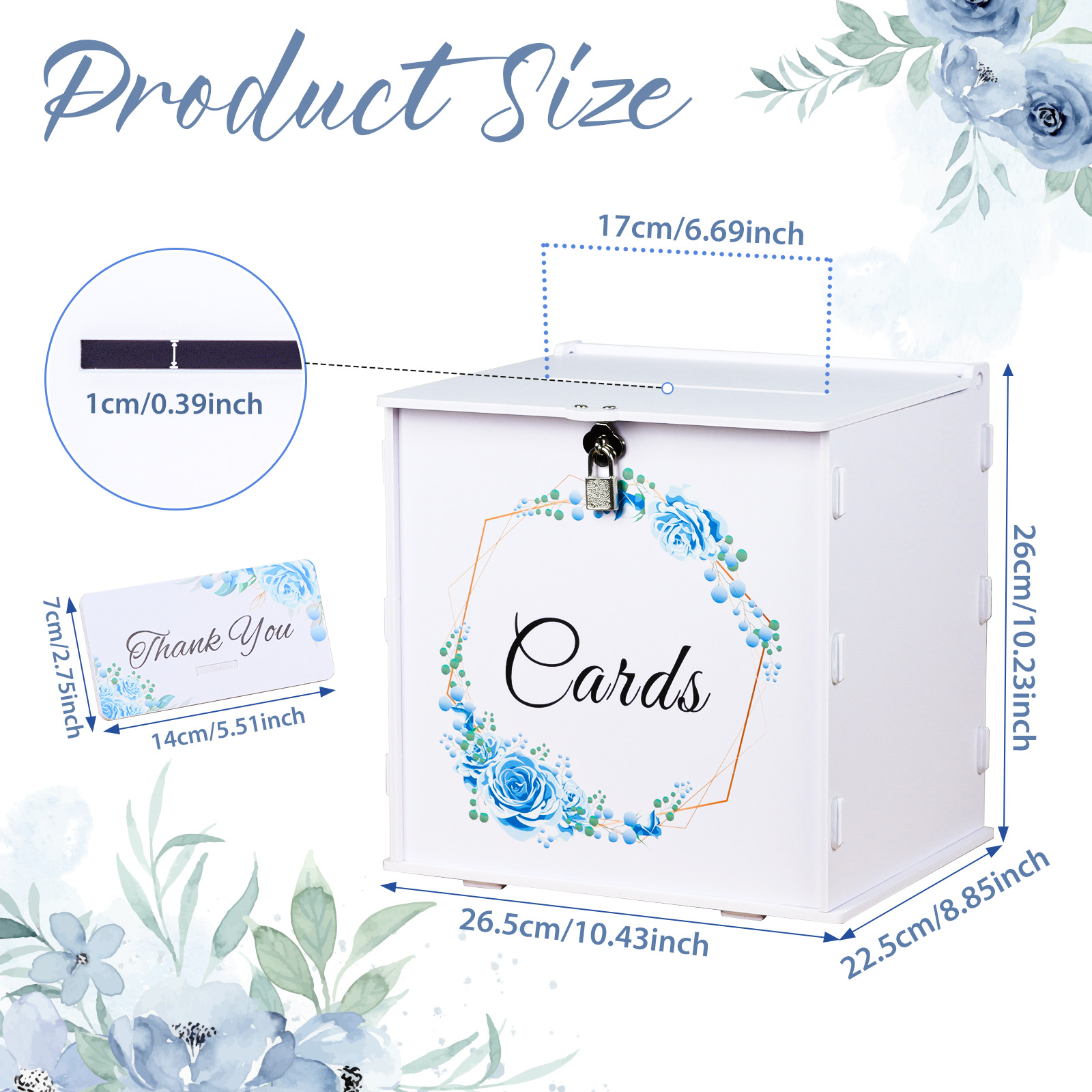 White Wedding Card Box with Lo – обзор и цена Card Index Box