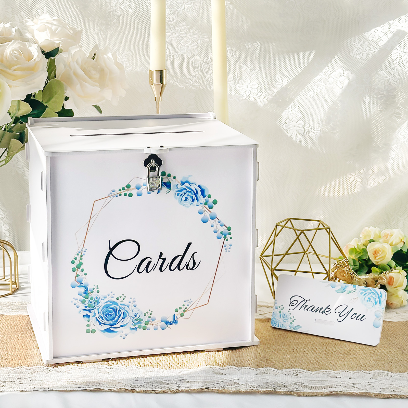 White Wedding Card Box with Lo – обзор и цена Card Index Box