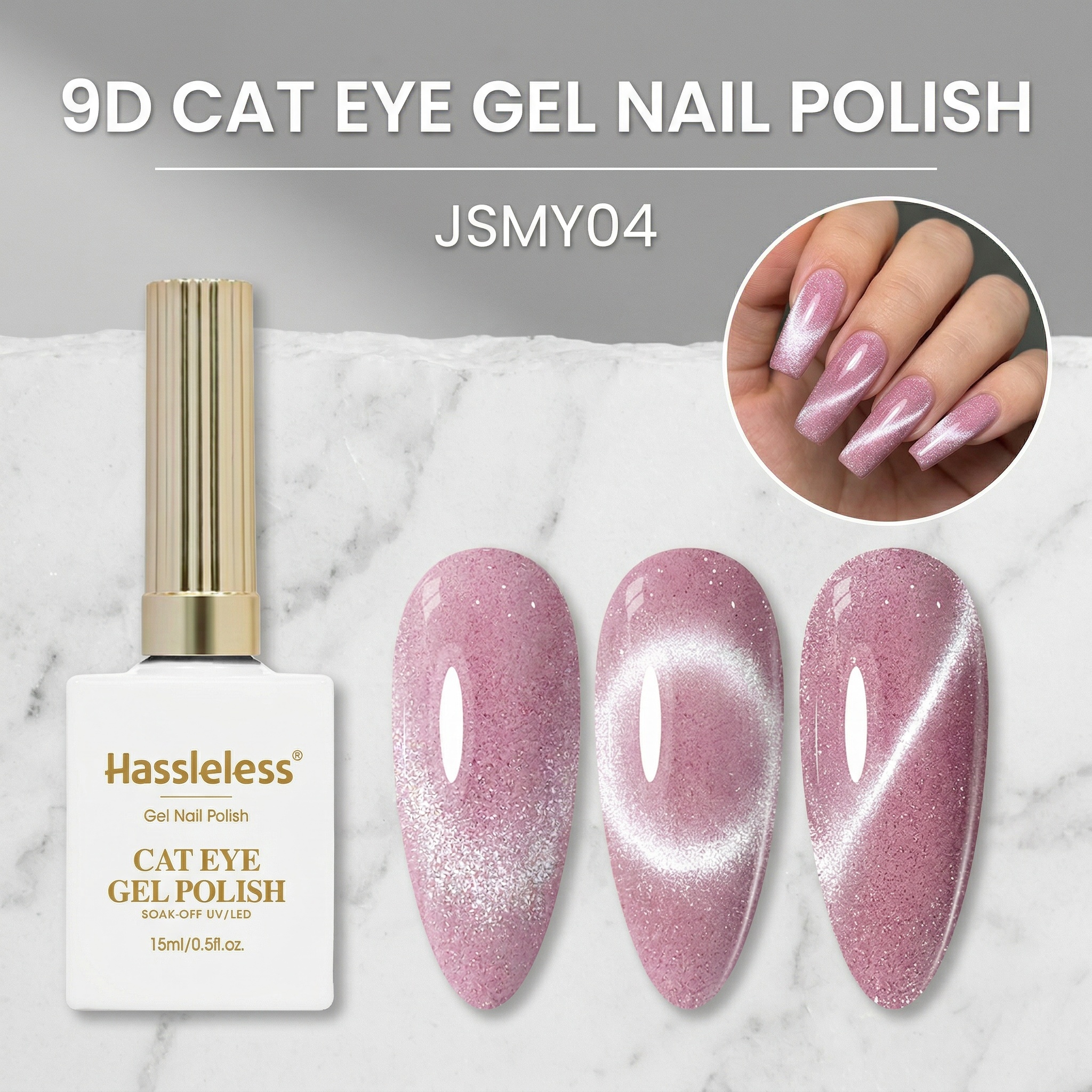 Hassleless 1-bottle pack, 15ml – обзор и цена Gel Refill Pack