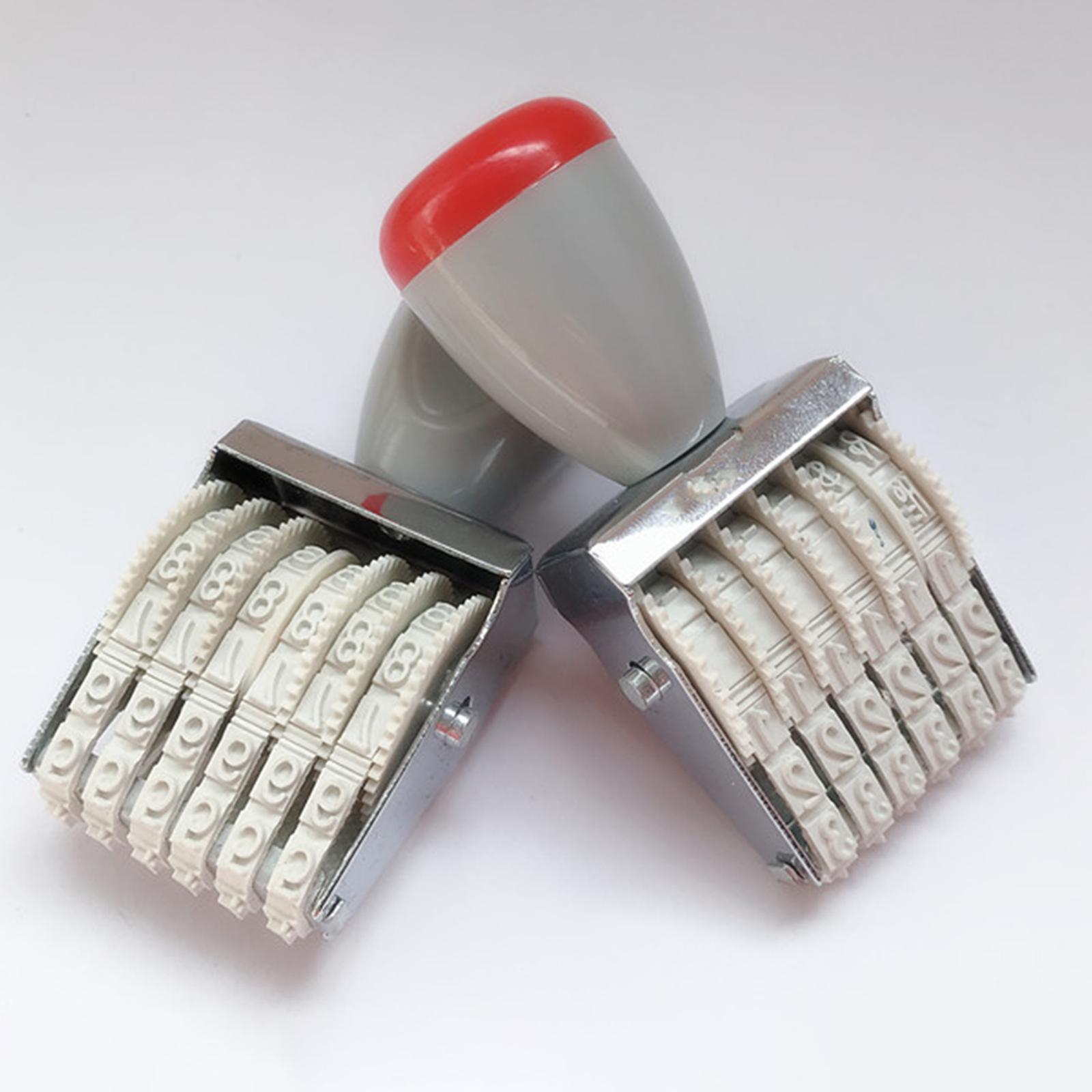Rubber 6 digits Roller Stamp N – обзор и цена Rubber Date Stamp