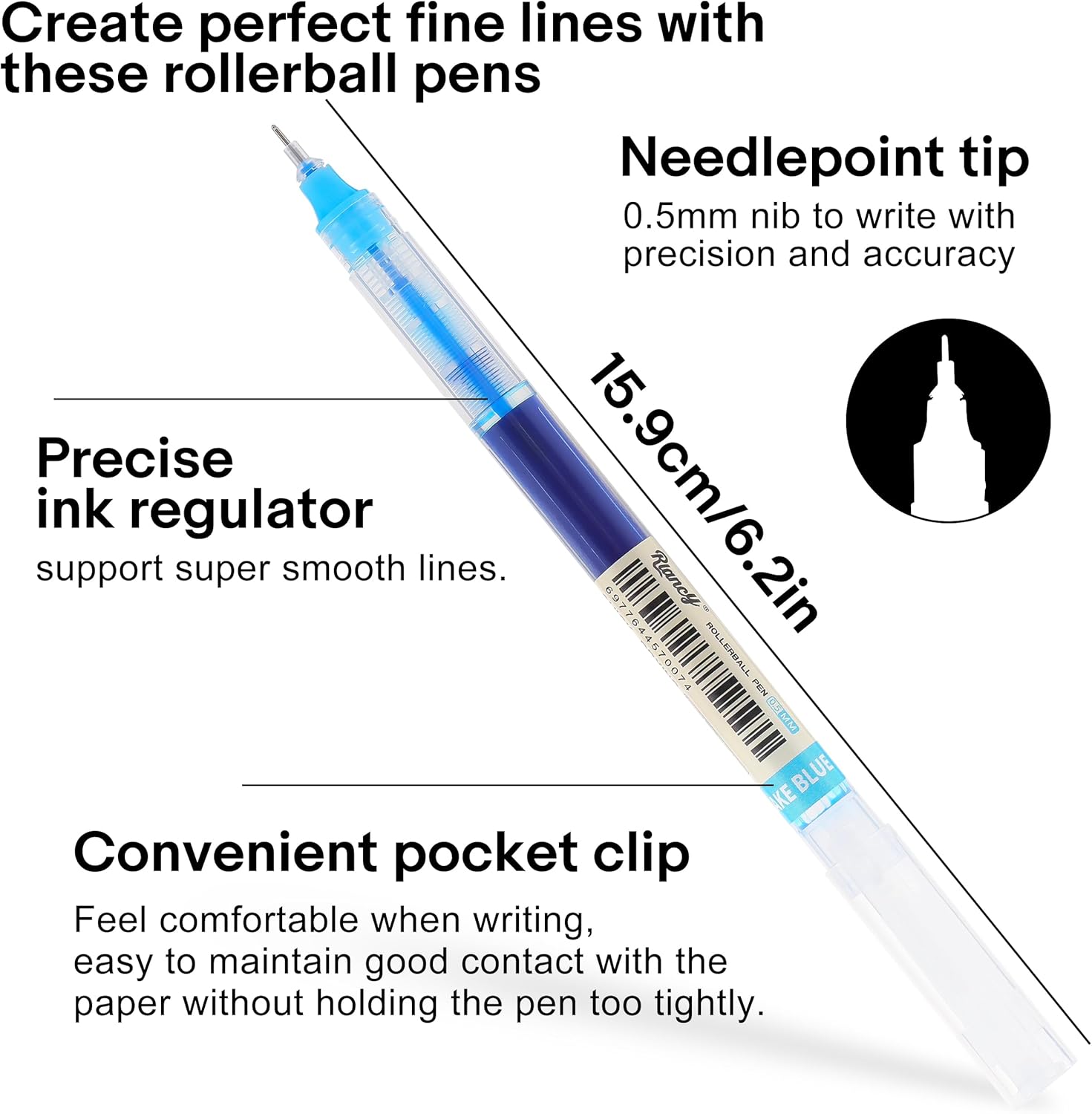 Liquid Ink Rollerball Gel Pens – обзор и цена Correction Pen Fine
