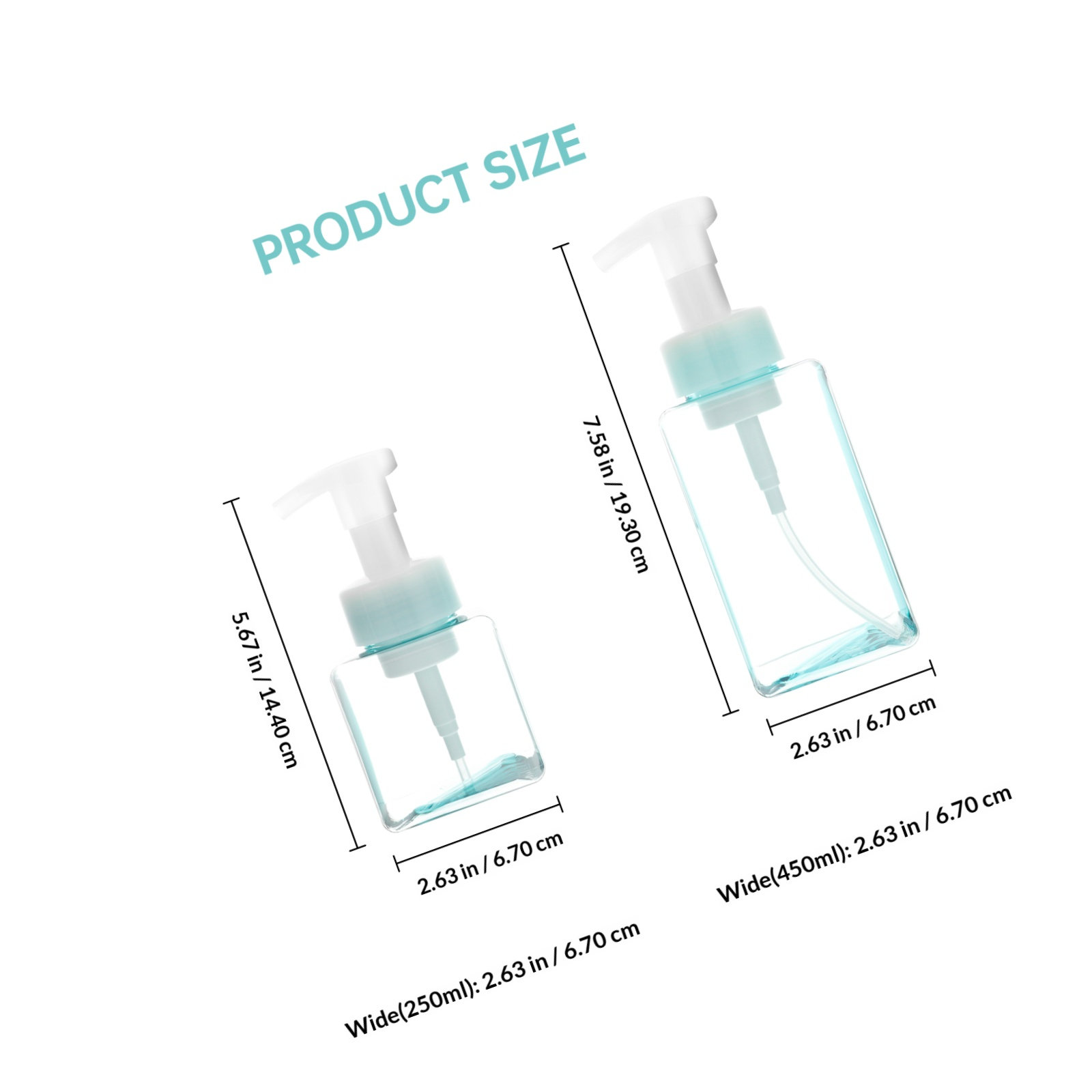 2Pcs Travel Foam Mousse Bottle – обзор и цена Gel Refill Pack