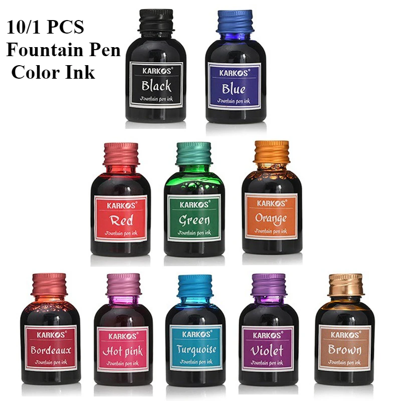 10/1 PCS 30ml Various Colors I – обзор и цена Fountain Pen Bottled Ink