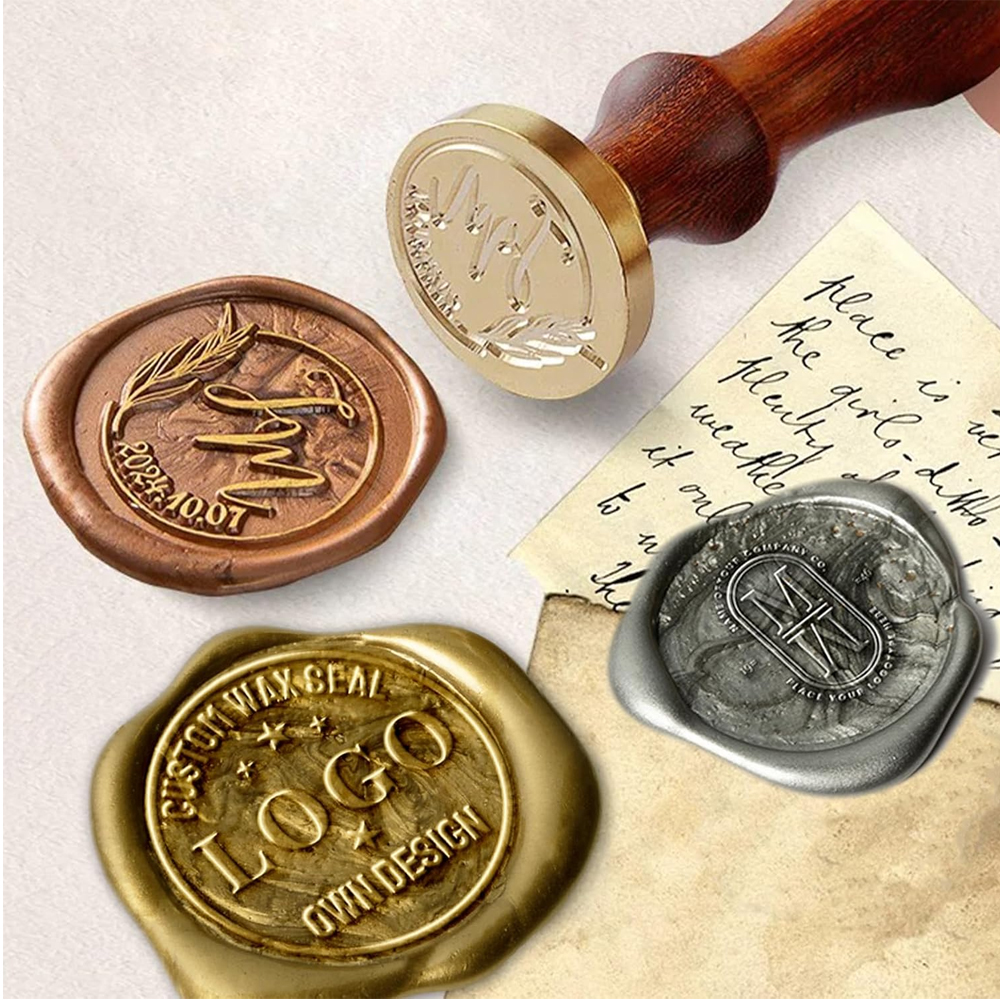 Custom Your Logo 25/30/40/50mm – обзор и цена Wax Seal Stamp Set