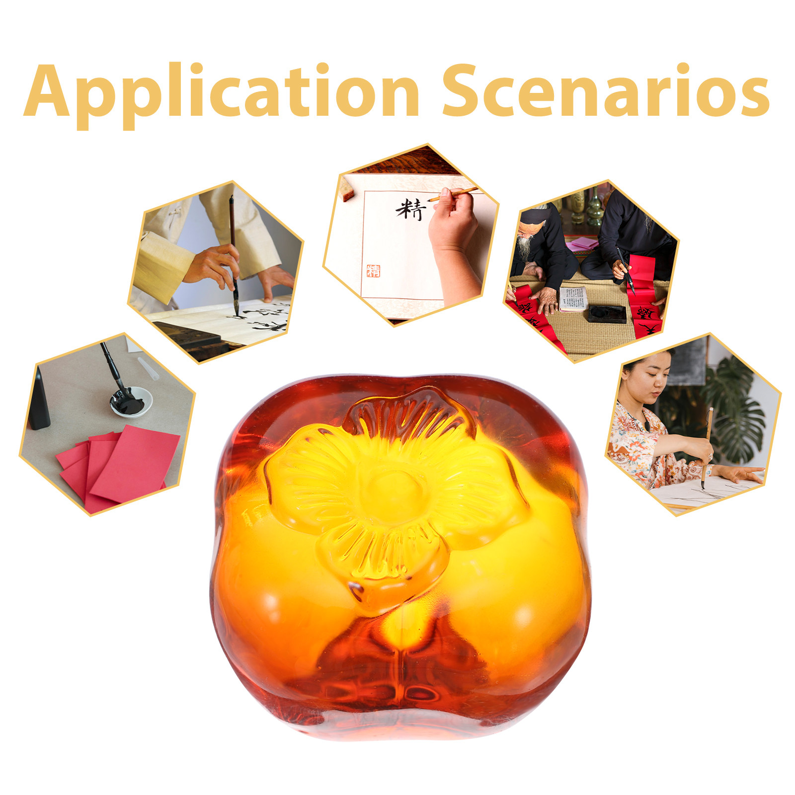 Crystal Glass Persimmon Paperw – обзор и цена Paper Weight Crystal