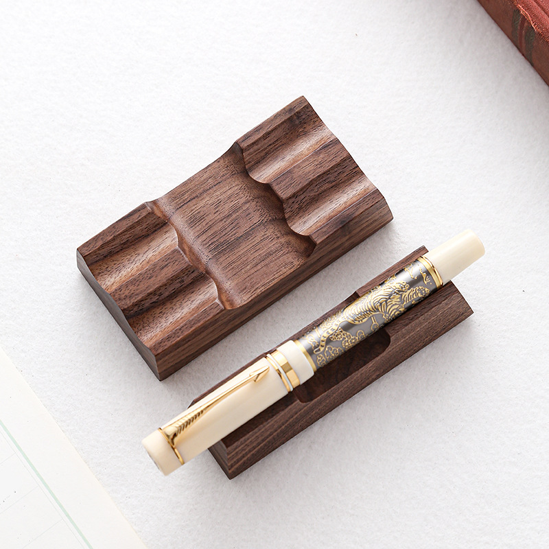 Walnut Wood Pen Holder Stand f – обзор и цена Pen Rest Single