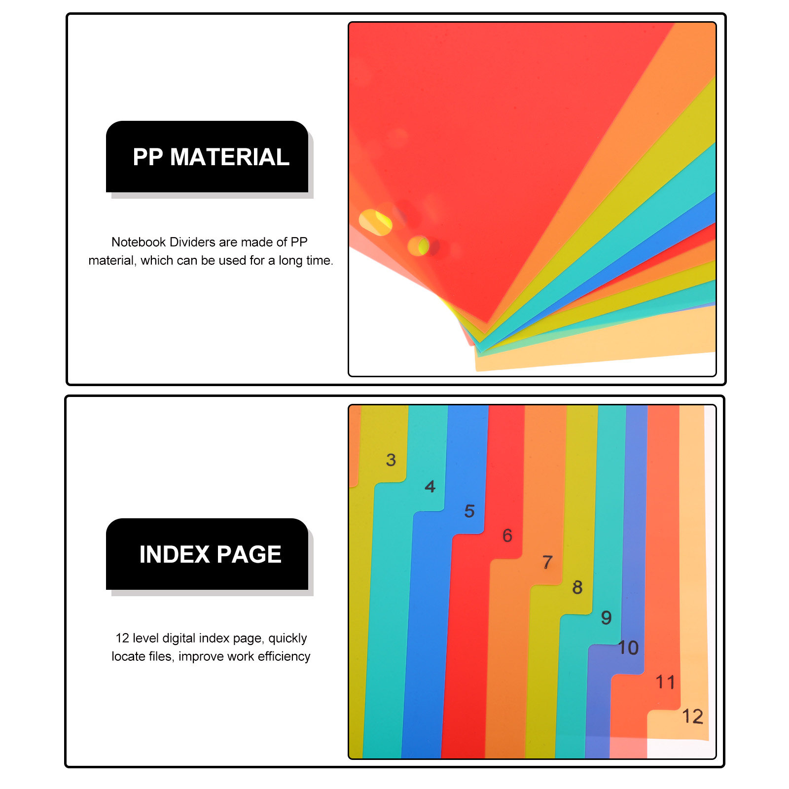 Plastic Binder Dividers A4 Loo – обзор и цена Tab Divider A4