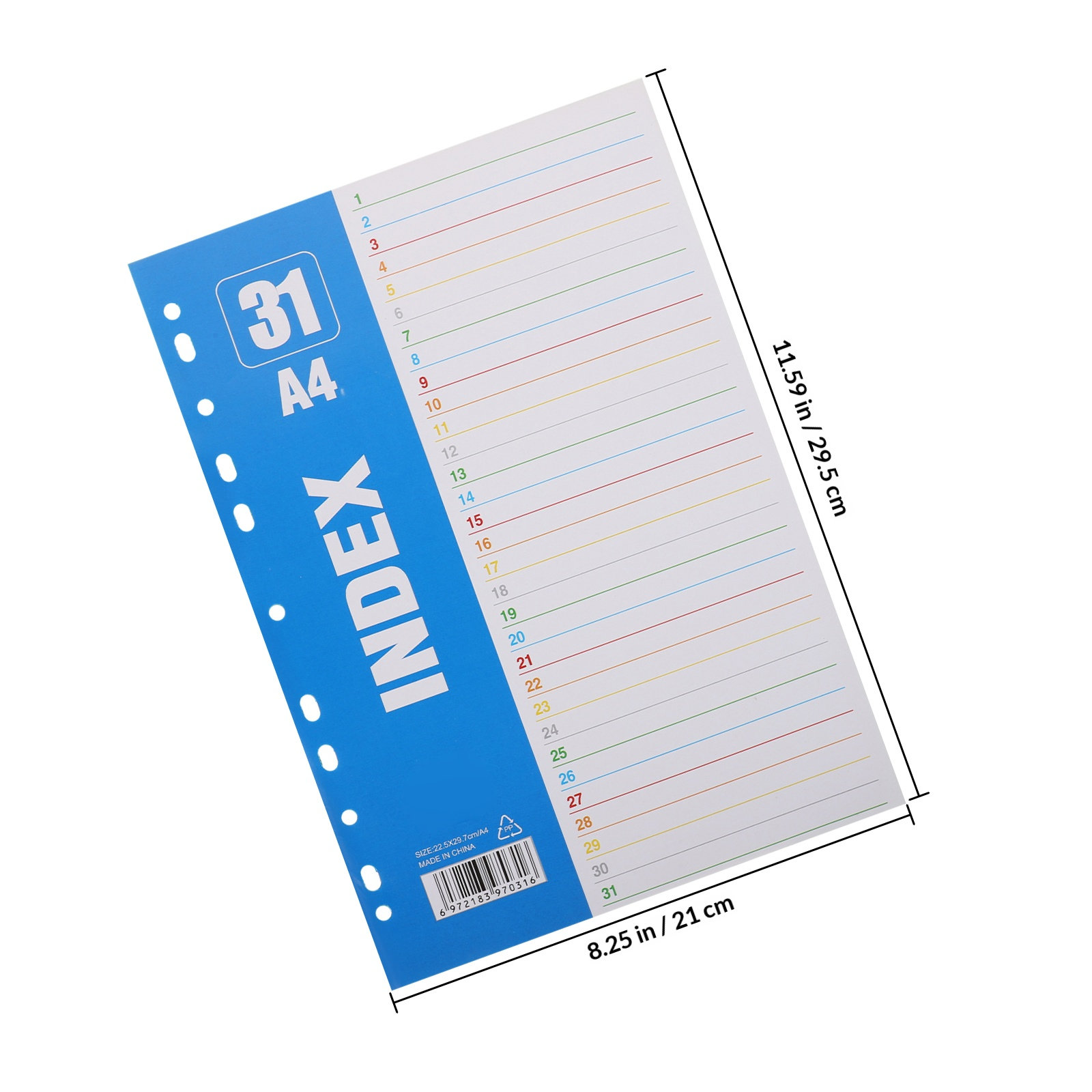 1Set Dividers A4 11-Hole Binde – обзор и цена Tab Divider A4