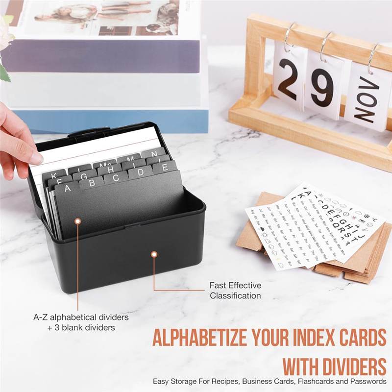 3Inchx5inch Index Card Holder  – обзор и цена Card Index Box