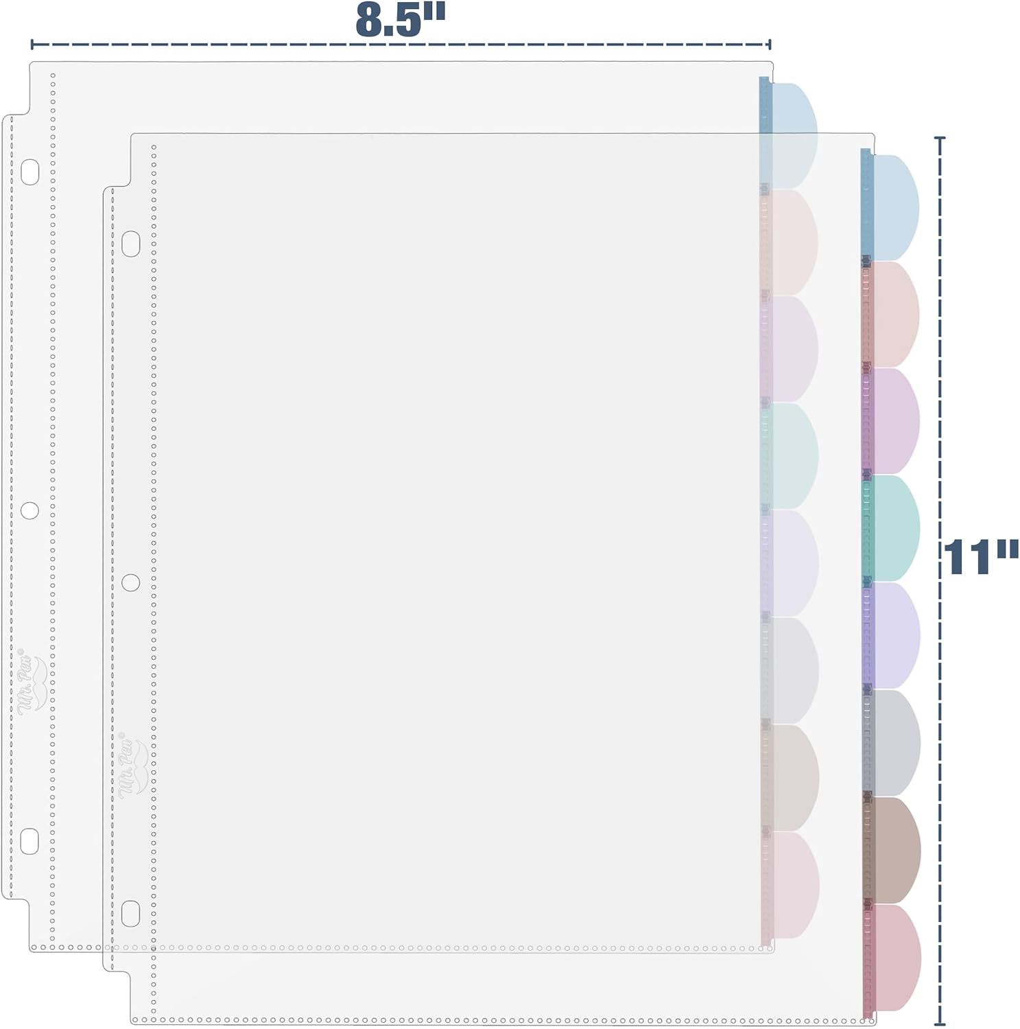 A4 Clear Sheet Protectors with – обзор и цена Tab Divider A4