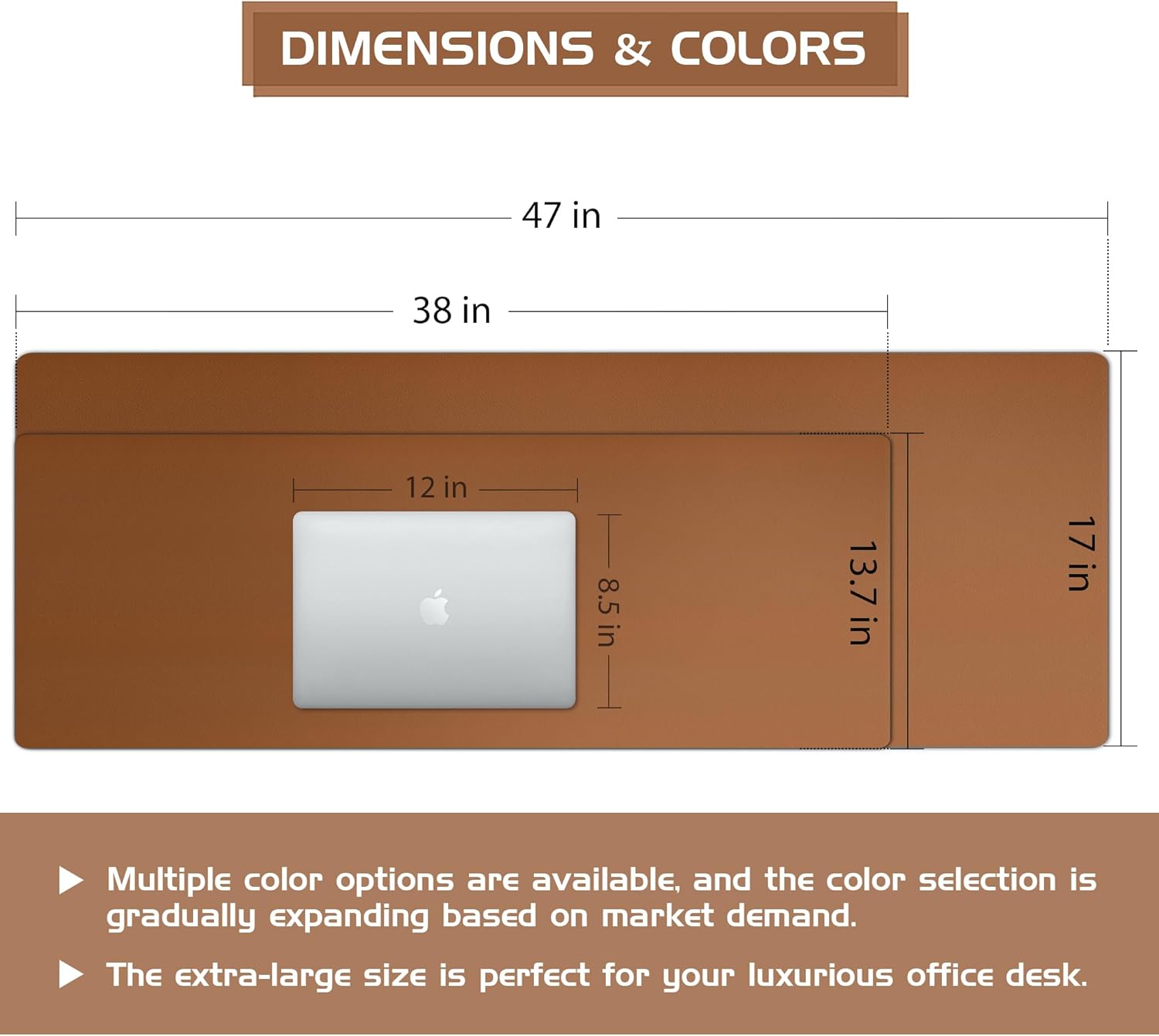 Large Leather Desk Pad Protect – обзор и цена Leather Desk Pad