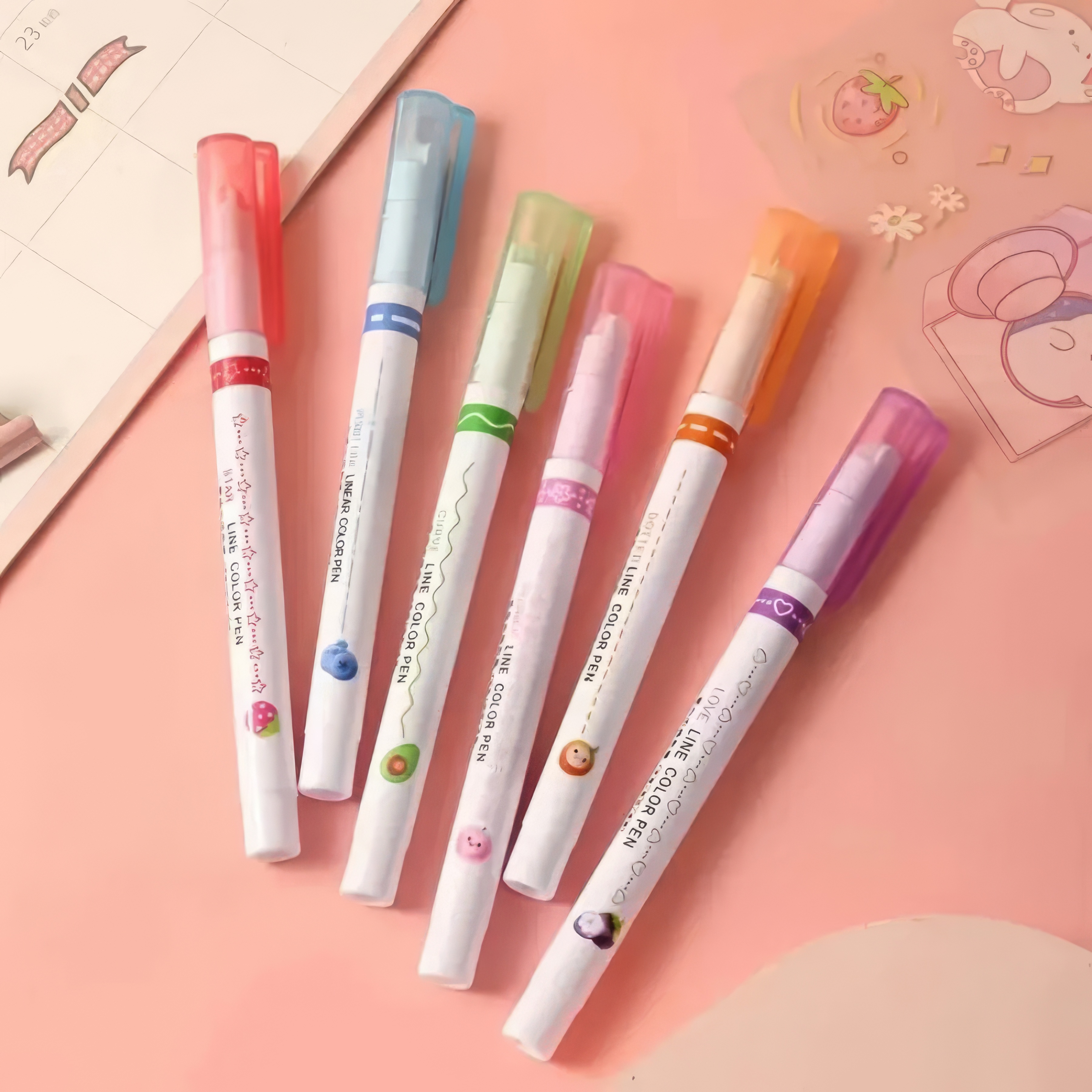 Professional 6-Colors Art Outl – обзор и цена Correction Pen Fine