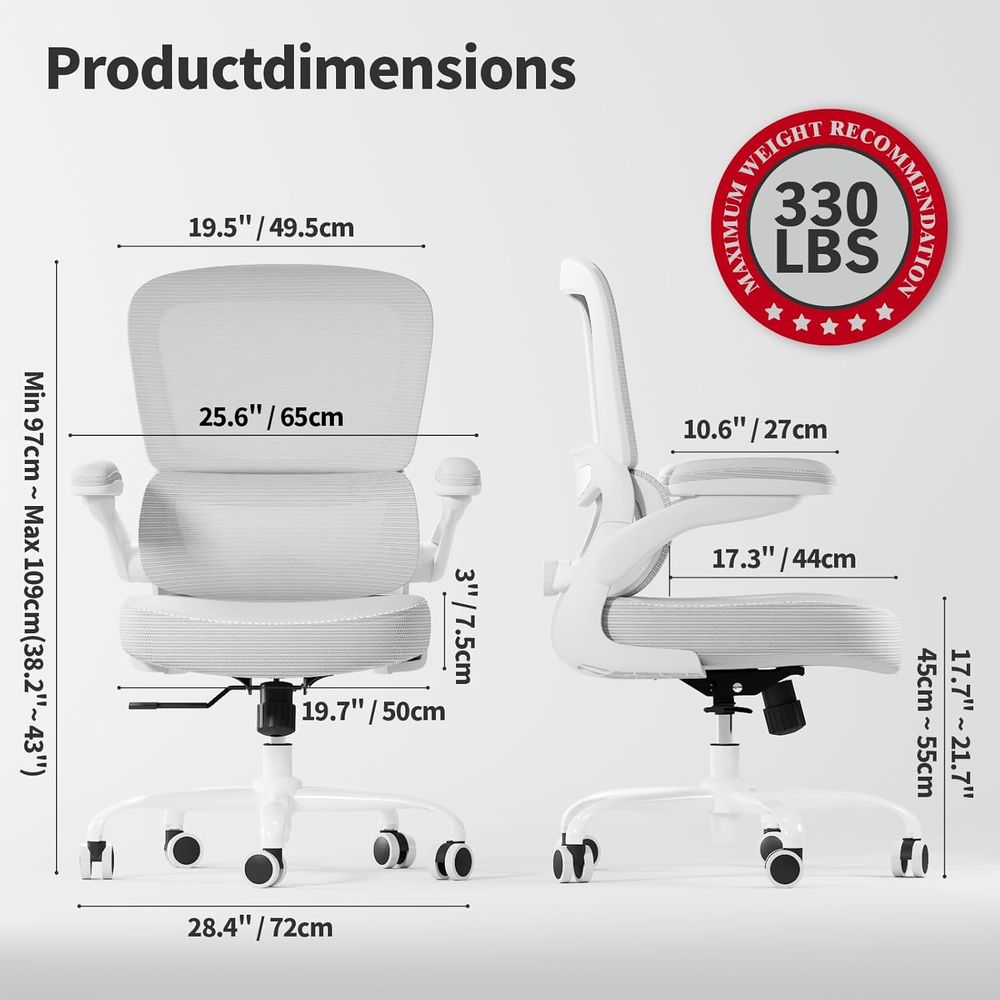 Ergonomic Desk Chair with Adju – обзор и цена Leather Desk Pad