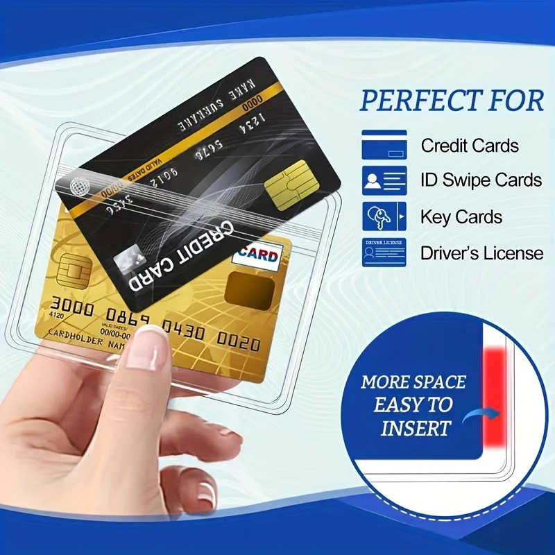 10 sets Transparent PVC ID Car – обзор и цена Index Card Holder