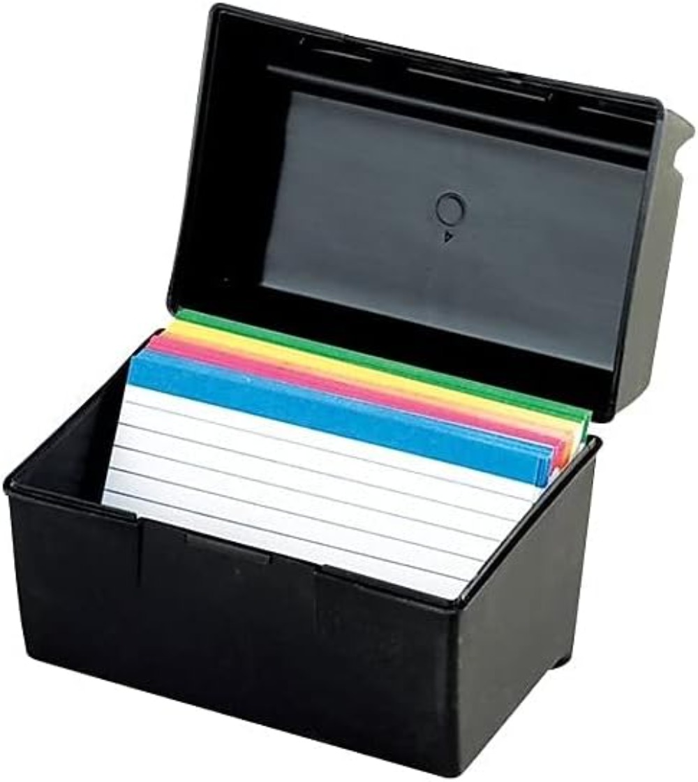 Plastic Index Card Box, 4x6 In – обзор и цена Card Index Box
