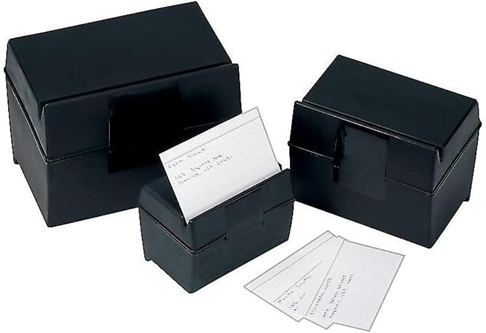 Plastic Index Card Box, 4x6 In – обзор и цена Card Index Box