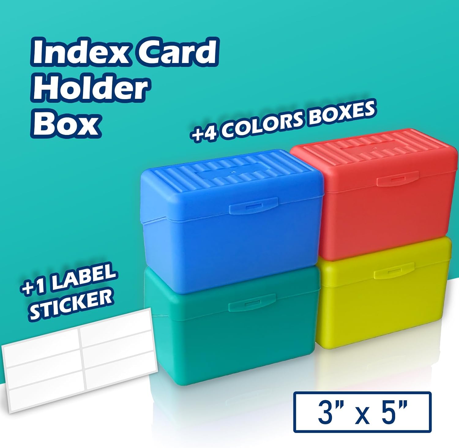 4-Pack 3x5 Index Card Holder B – обзор и цена Card Index Box