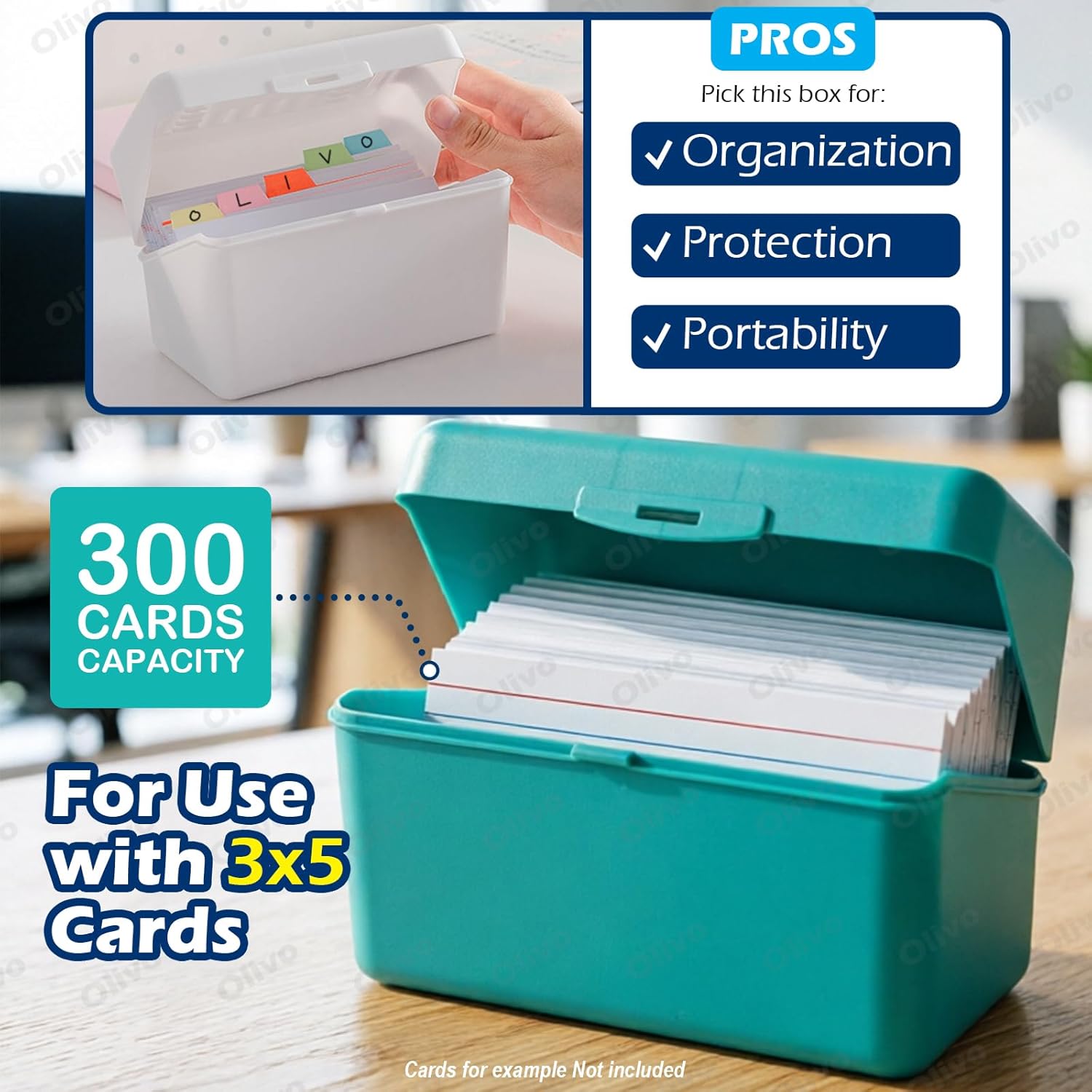 4-Pack 3x5 Index Card Holder B – обзор и цена Card Index Box