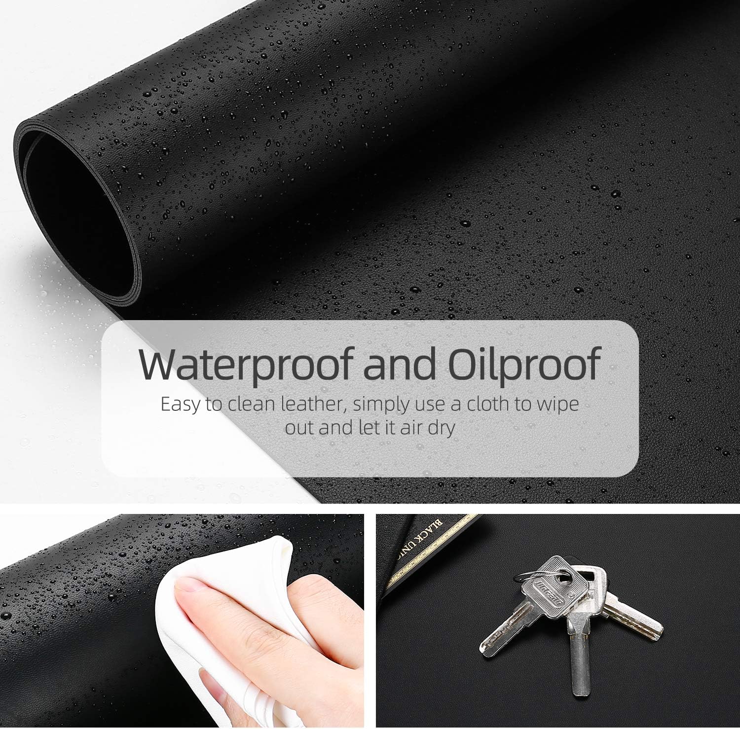 Dual-Sided Desk Pad Protector, – обзор и цена Leather Desk Pad