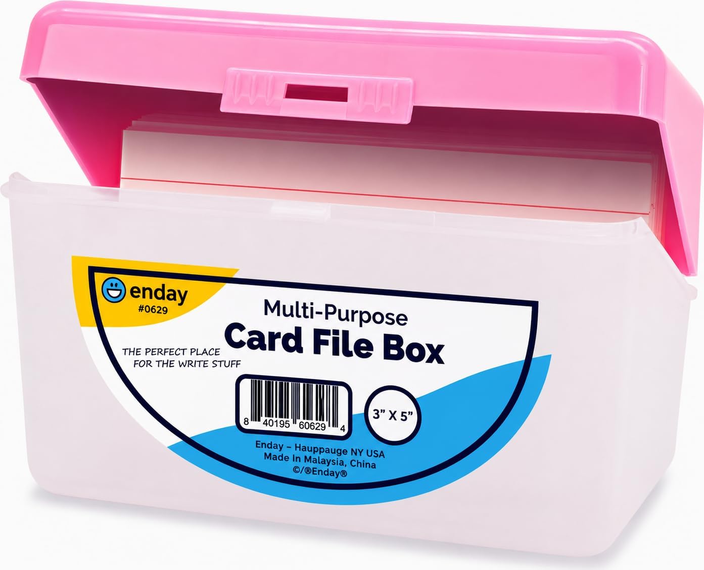 3x5 Index Card Holder Pink Pla – обзор и цена Card Index Box