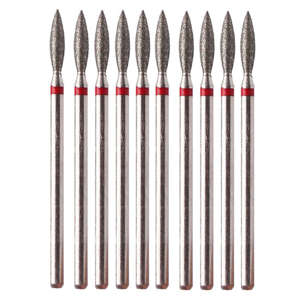 10pcs Diamond Nail Drill Bits  – обзор и цена Gel Refill Pack