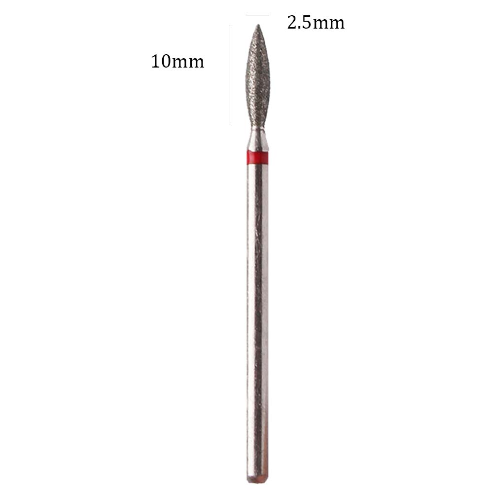 10pcs Diamond Nail Drill Bits  – обзор и цена Gel Refill Pack