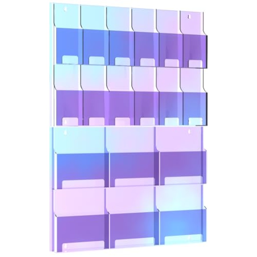 Iridescent Acrylic Wall Mounte – обзор и цена Magazine Holder Rack