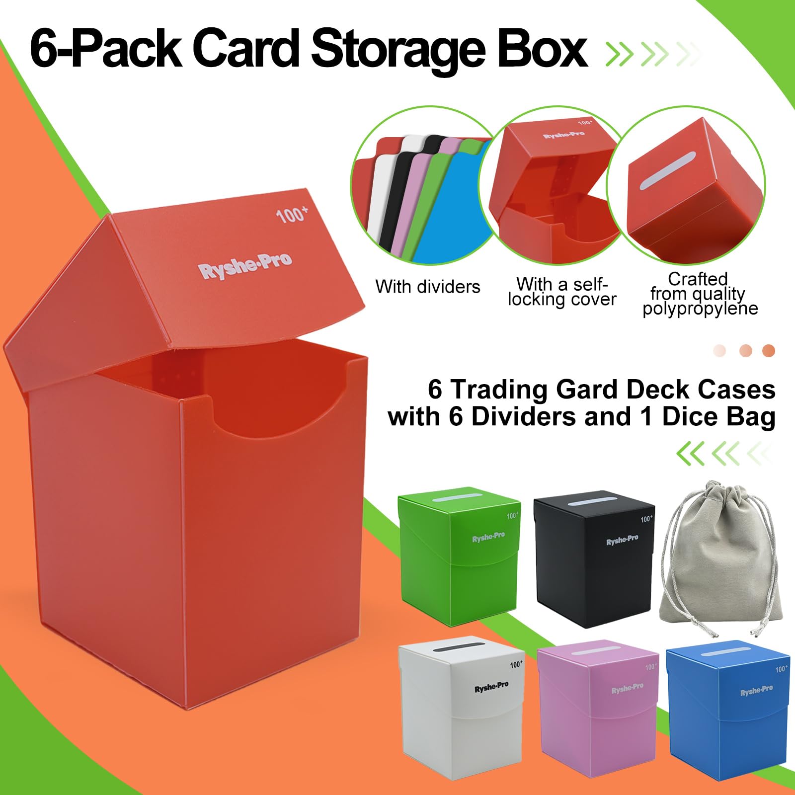 TCG Deck Box for 100+ Cards Co – обзор и цена Card Index Box