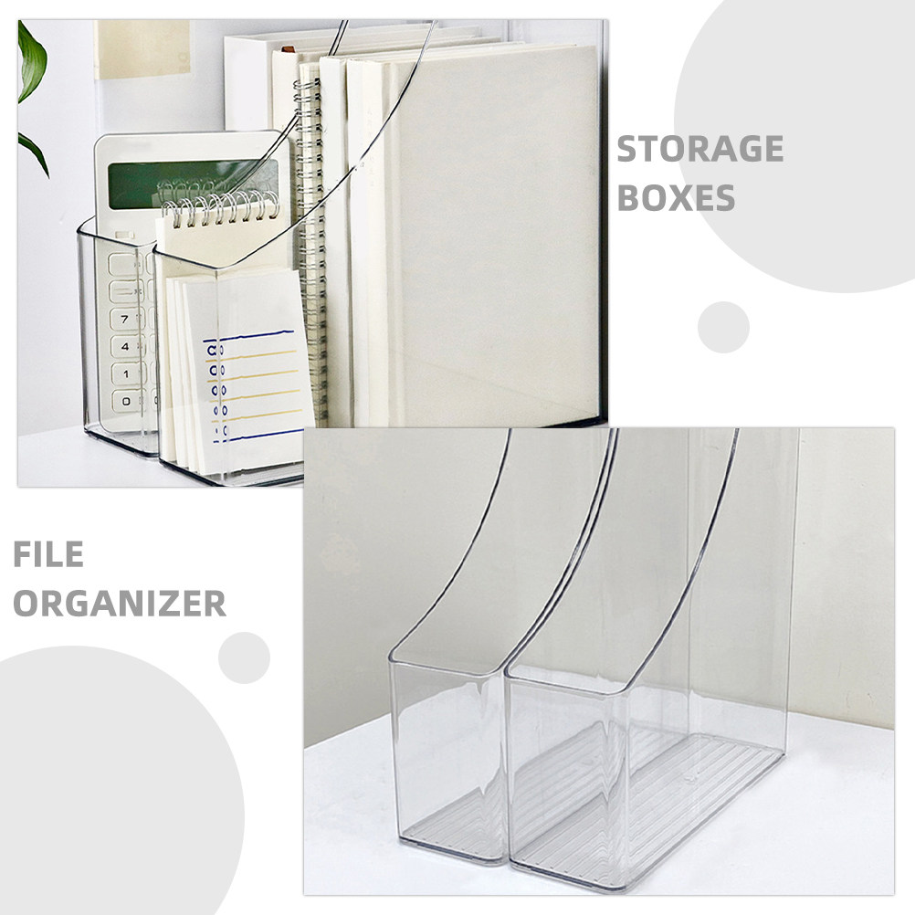 2Pcs Transparent File Organize – обзор и цена Magazine Holder Rack