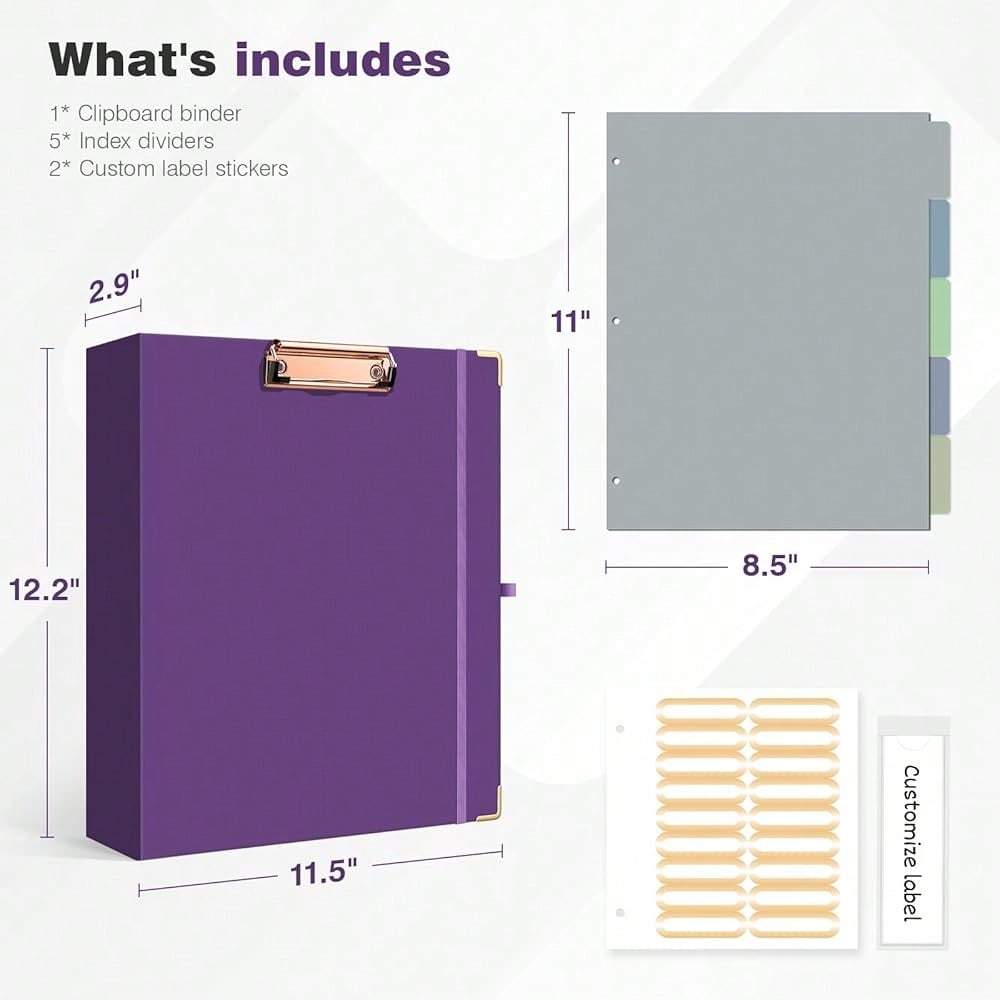 Mini 3 Ring Binder 2 Inch For  – обзор и цена Tab Divider A4
