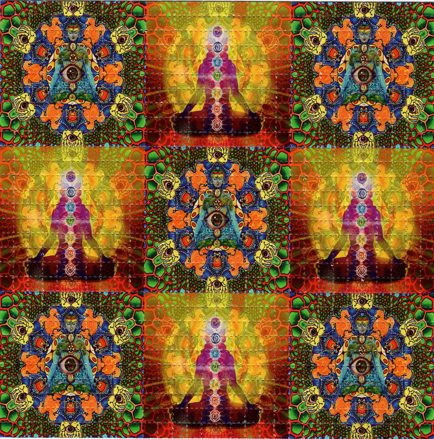 Chakras Psychedelic LSD Acid B – обзор и цена Ink Blotter Paper