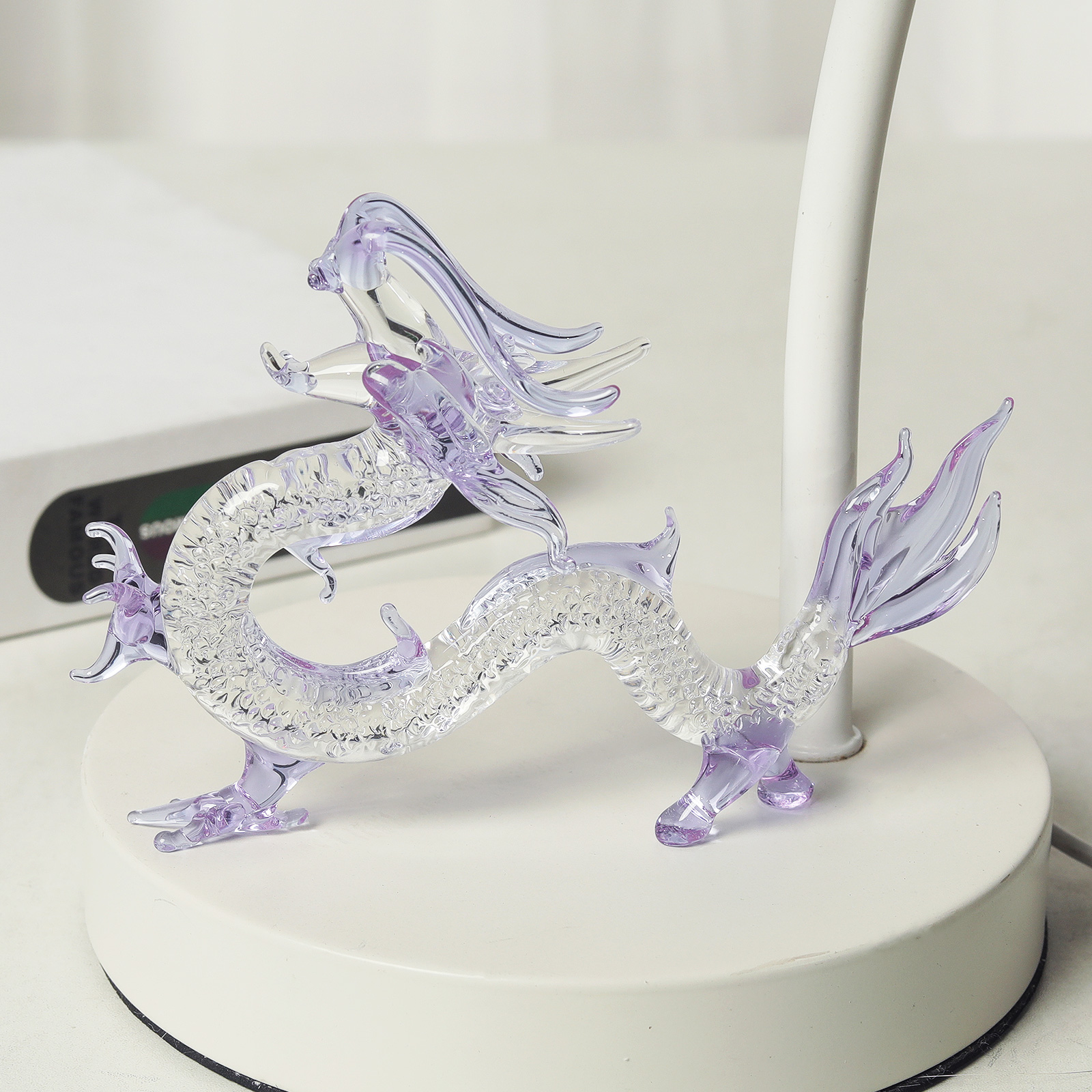Purple Crystal Dragon Figurine – обзор и цена Book Weight Glass