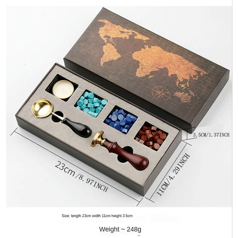 DIY Stamps Wax Seal Box Kit De – обзор и цена Wax Seal Stamp Set