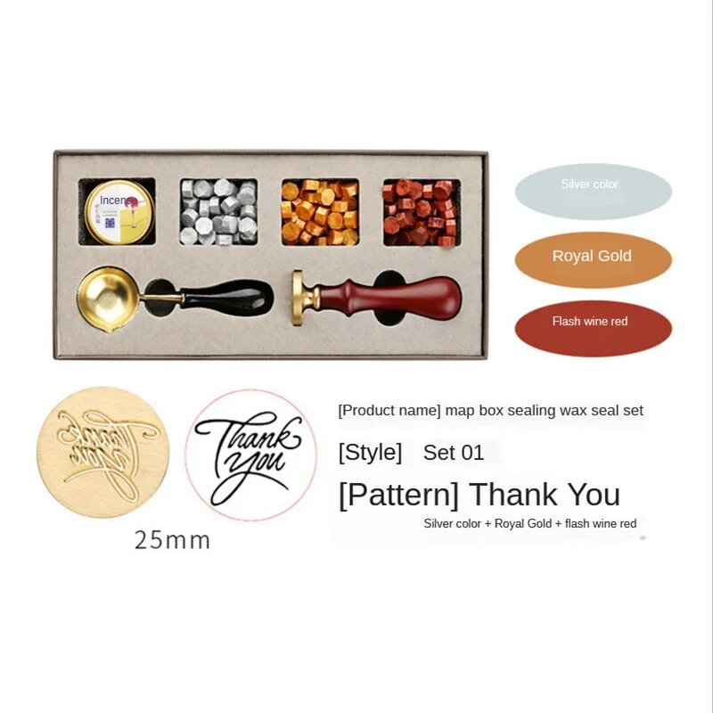 DIY Stamps Wax Seal Box Kit De – обзор и цена Wax Seal Stamp Set