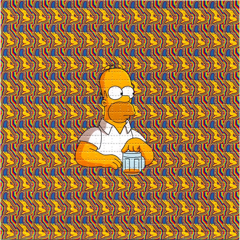 Naked Marge Psychedelic LSD/Ac – обзор и цена Ink Blotter Paper