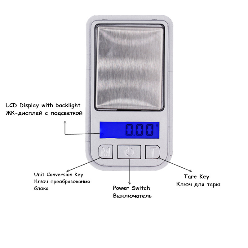 200g 0.01g Electronic Scale LC – обзор и цена Tape Dispenser Weighted