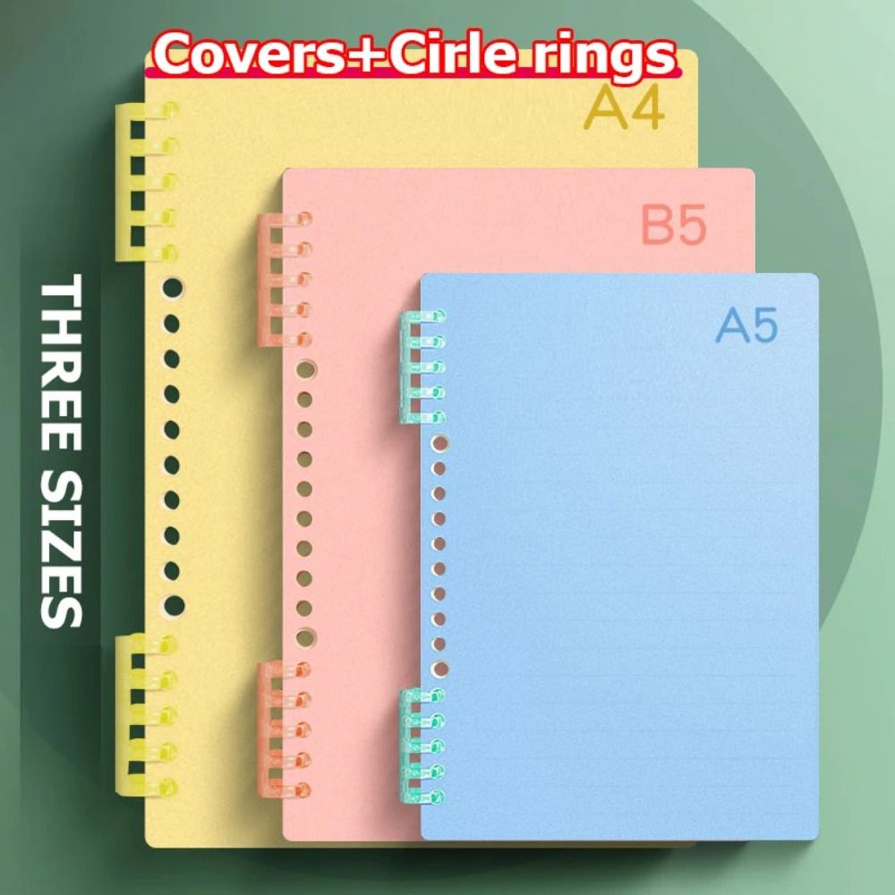 4Pcs PP Loose-leaf Book Cover  – обзор и цена Binder A4 Lever