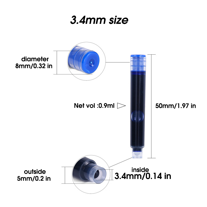 50pcs Fountain Pen Ink Cartrid – обзор и цена Fountain Pen Bottled Ink