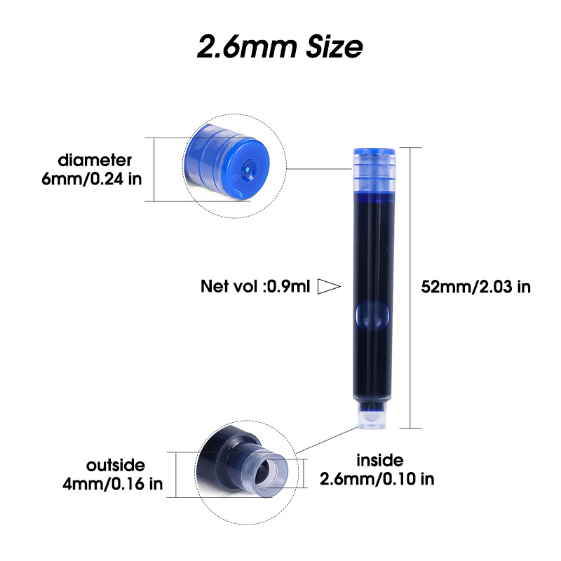 50pcs Fountain Pen Ink Cartrid – обзор и цена Fountain Pen Bottled Ink