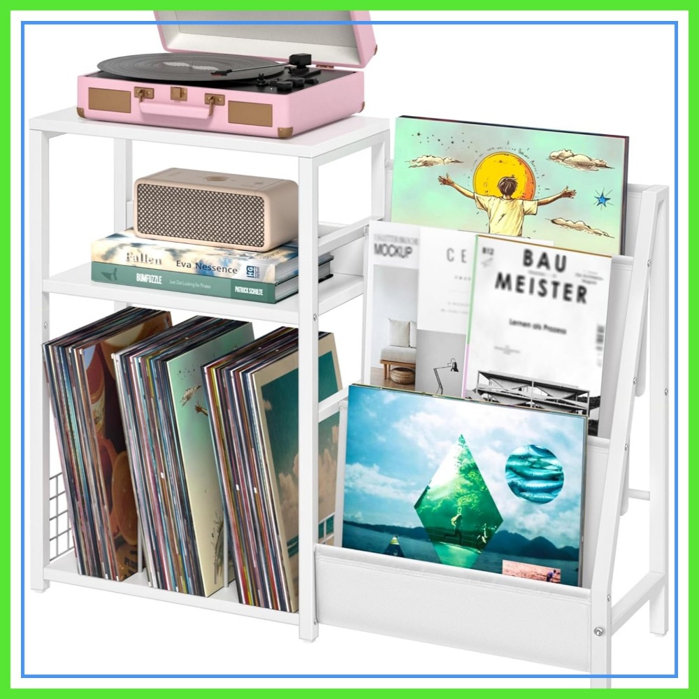Record Player Stand with Vinyl – обзор и цена Magazine Holder Rack