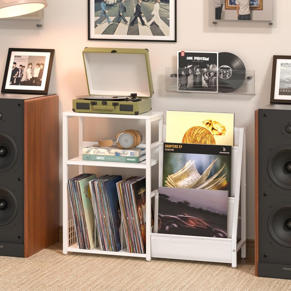 Record Player Stand with Vinyl – обзор и цена Magazine Holder Rack