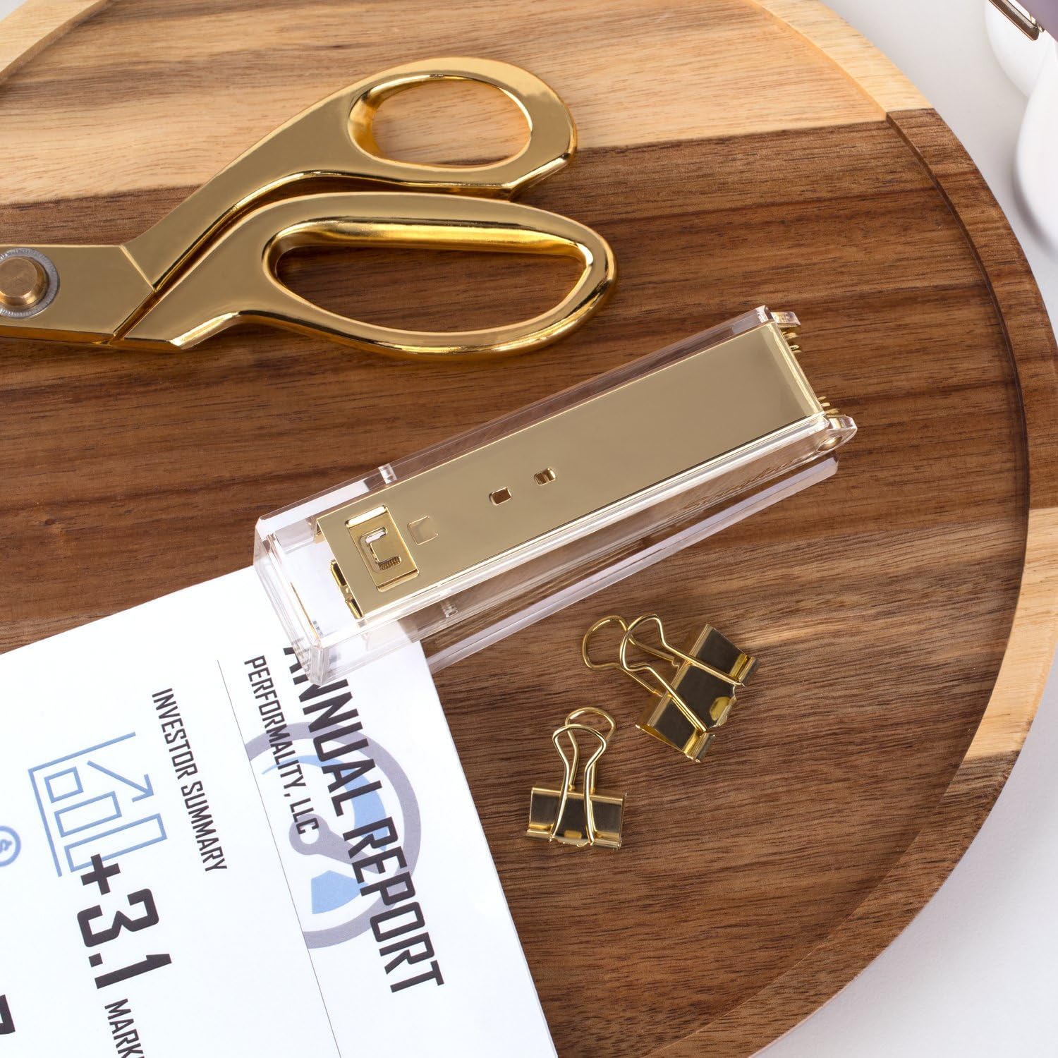 Clear Acrylic Gold Stapler, 20 – обзор и цена Stapler Half Strip