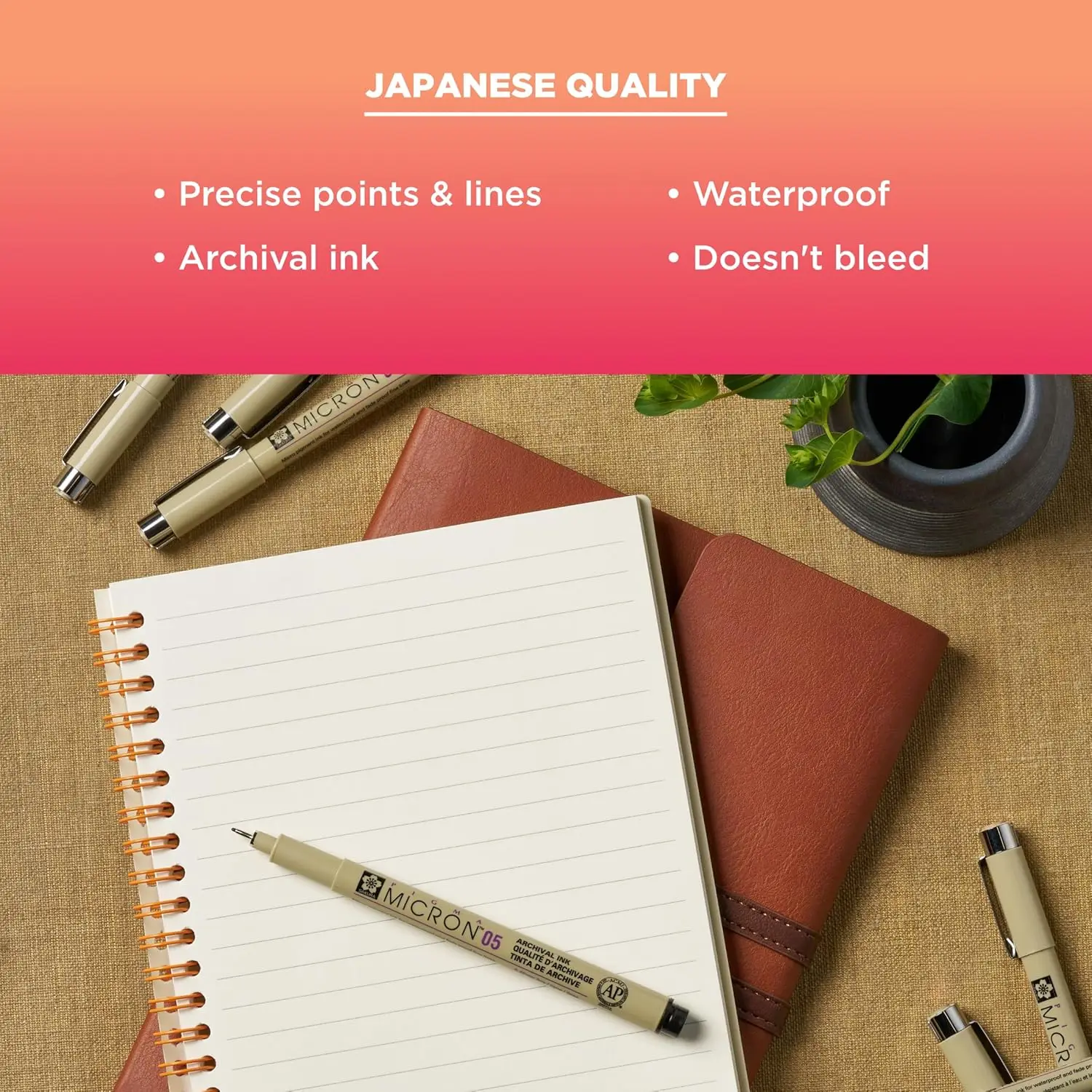 Fineliner Drawing Pens Set, 8  – обзор и цена Archive Box Set