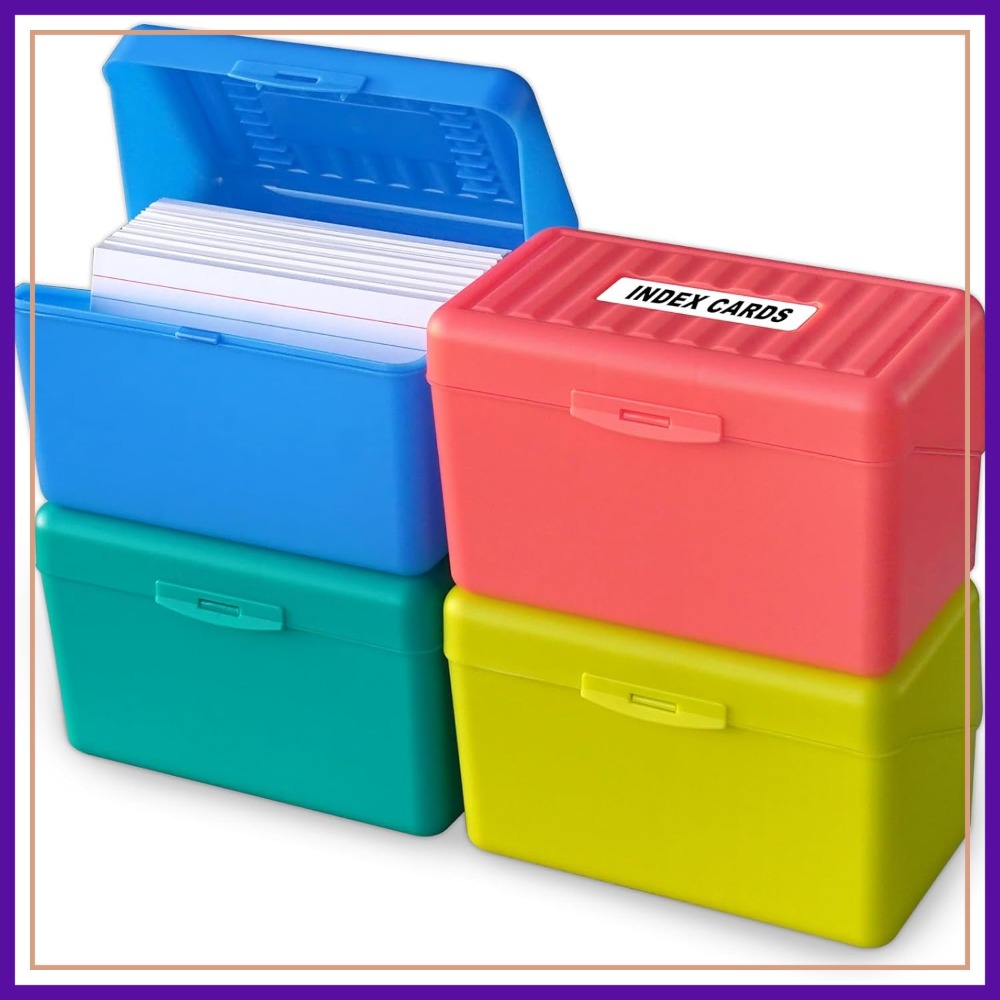 Olivo Index Card Holder Box 3x – обзор и цена Card Index Box