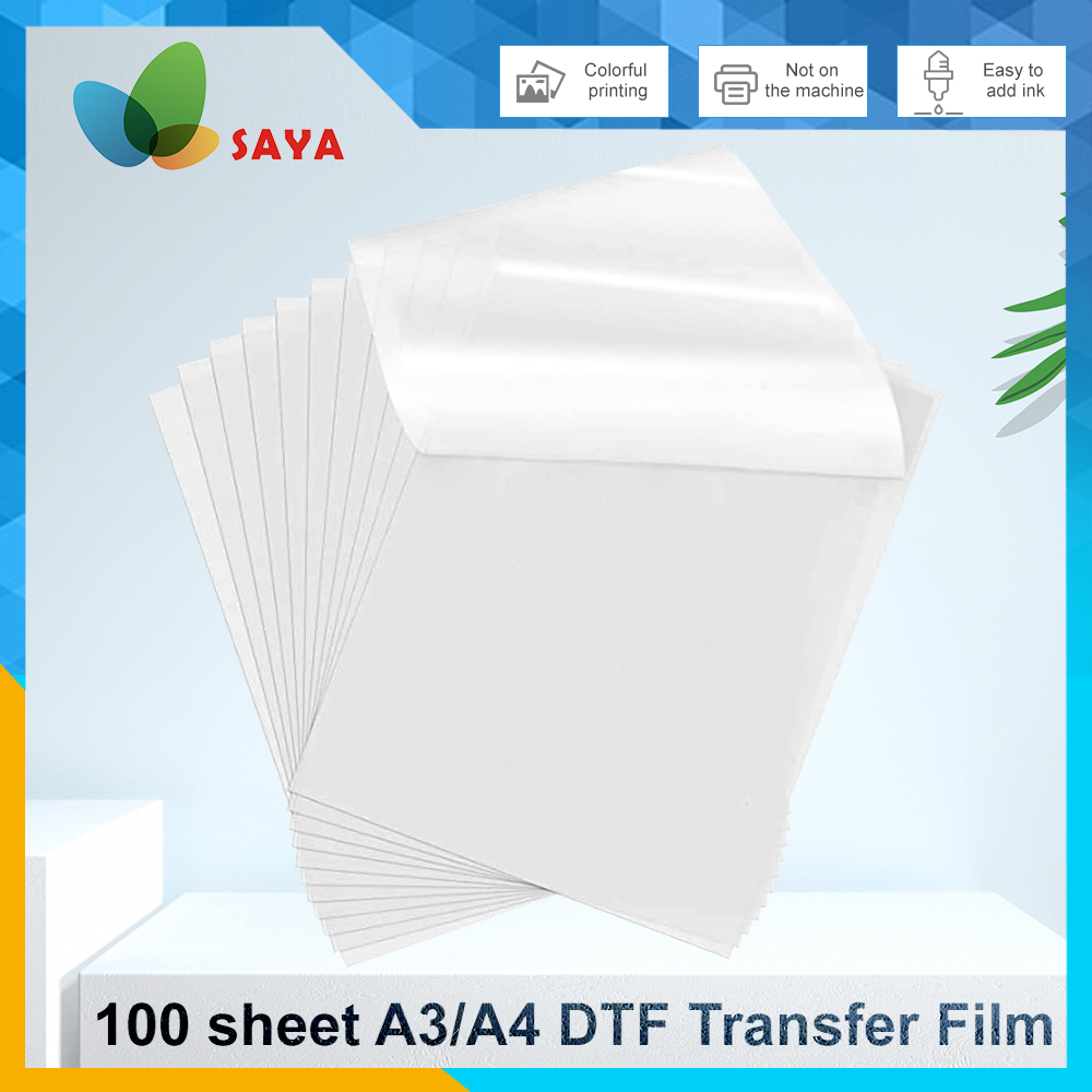 50/100 pcs DTF Film A3/A4 Doub – обзор и цена Ink Blotter Paper