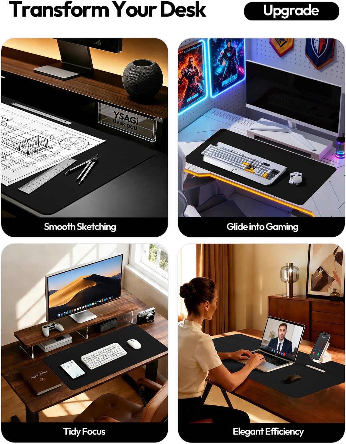 Large Leather Desk Pad Protect – обзор и цена Leather Desk Pad