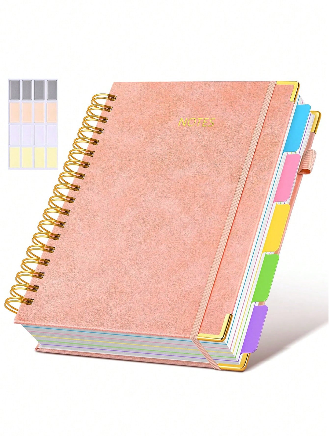 1PC Hardcover Spiral Notebook  – обзор и цена Tab Divider A4